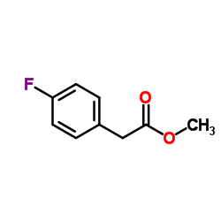 Methyl 4-fluorophenylacetate structure, CAS 34837-84-8