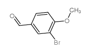 3-Bromo-4-methoxybenzaldehyde structure, CAS 34841-06-0