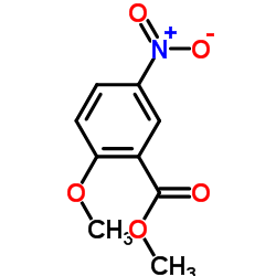 Methyl 2-methoxy-5-nitrobenzoate structure, CAS 34841-11-7