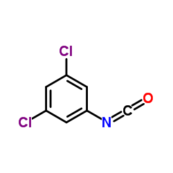 3,5-Dichlorophenyl isocyanate structure, CAS 34893-92-0