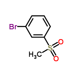 3-Bromophenylmethylsulfone structure, CAS 34896-80-5