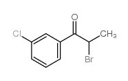 2-Bromo-3'-chloropropiophenone structure, CAS 34911-51-8