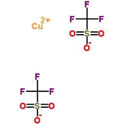 Copper(II) trifluoromethanesulphonate structure, CAS 34946-82-2