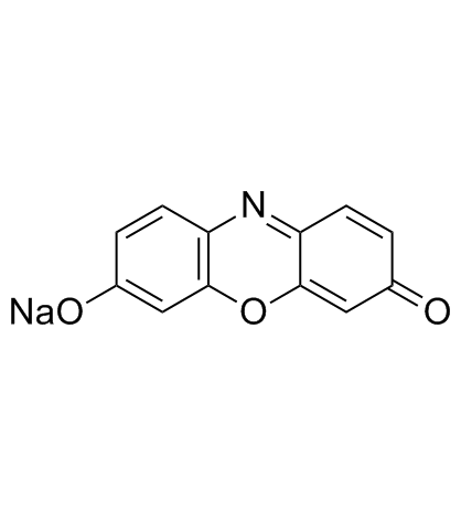 Resorufin sodium salt structure, CAS 34994-50-8