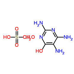 2,4,5-Triamino-6-hydroxypyrimidine sulfate structure, CAS 35011-47-3