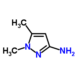3-Amino-1,5-dimethylpyrazole structure, CAS 35100-92-6