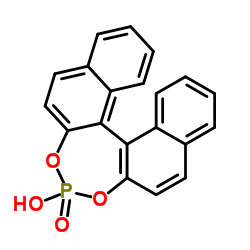 (S)-(+)-1,1'-Binaphthyl-2,2'-diyl hydrogenphosphate structure, CAS 35193-64-7