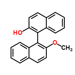 (S)-2'-Methoxy-[1,1']binaphthalenyl-2-ol structure, CAS 35193-69-2