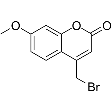 4-Bromomethyl-7-methoxycoumarin structure, CAS 35231-44-8