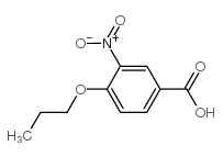 4-Propoxy-3-nitrobenzoic acid structure, CAS 35288-44-9