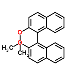 (R)-(+)-2,2'-Dimethoxy-1,1'-binaphthalene structure, CAS 35294-28-1