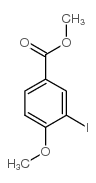Methyl 3-iodo-4-methoxybenzoate structure, CAS 35387-93-0