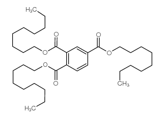 Trinonyl benzene-1,2,4-tricarboxylate structure, CAS 35415-27-1