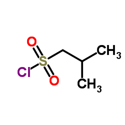Isobutanesulfonyl chloride structure, CAS 35432-36-1