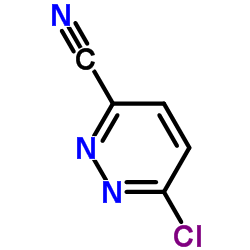 6-Chloro-3-pyridazinecarbonitrile structure, CAS 35857-89-7