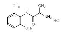 Tocainide hydrochloride structure, CAS 35891-93-1