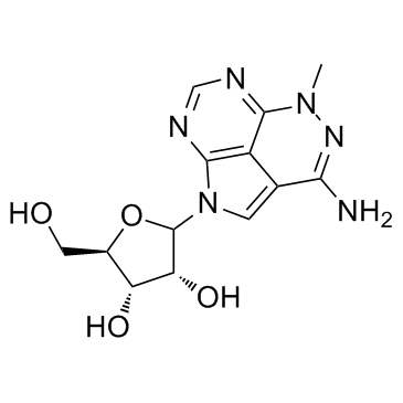 Triciribine structure, CAS 35943-35-2