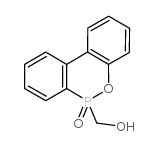 9,10-Dihydro-9-oxa-10-phosphaphenanthrene-10-methanol 10-oxide structure, CAS 35948-26-6