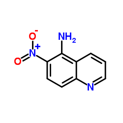 5-Amino-6-nitroquinoline structure, CAS 35975-00-9