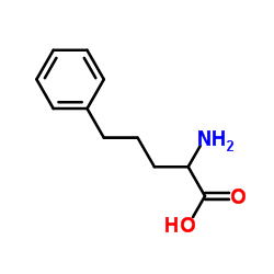 D-2-Amino-5-phenylpentanoic acid structure, CAS 36061-08-2