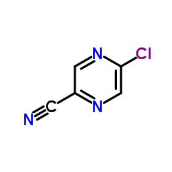 2-Chloro-5-cyanopyrazine structure, CAS 36070-75-4