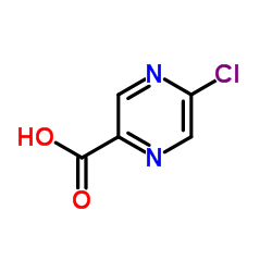 5-Chloropyrazine-2-carboxylic acid structure, CAS 36070-80-1