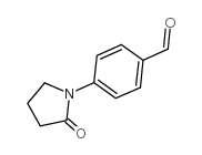 4-(2-Oxo-1-pyrrolidinyl)benzaldehyde structure, CAS 36151-45-8