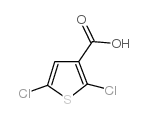 2,5-Dichlorothiophene-3-carboxylic acid structure, CAS 36157-41-2