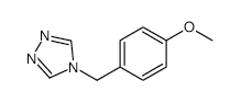 4-(4-Methoxybenzyl)-4H-1,2,4-triazole structure, CAS 36175-43-6