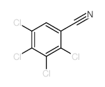 2,3,4,5-Tetrachlorobenzonitrile structure, CAS 36245-95-1