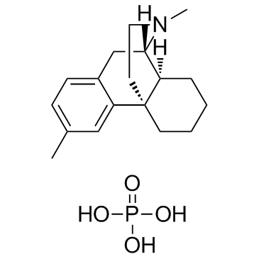 Dimemorfan phosphate structure, CAS 36304-84-4