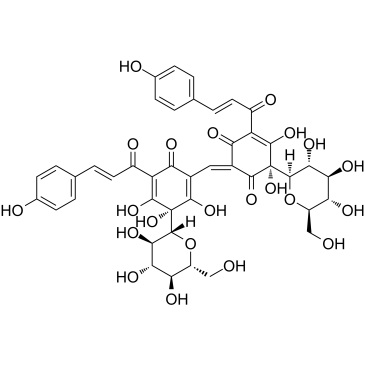 Carthamine structure, CAS 36338-96-2