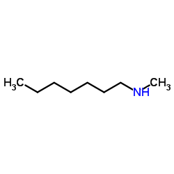 N-Heptylmethylamine structure, CAS 36343-05-2