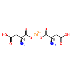 Zinc dihydrogen di-L-aspartate structure, CAS 36393-20-1