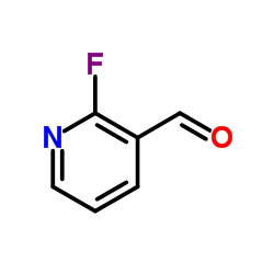 2-Fluoro-3-pyridinecarboxaldehyde structure, CAS 36404-90-7