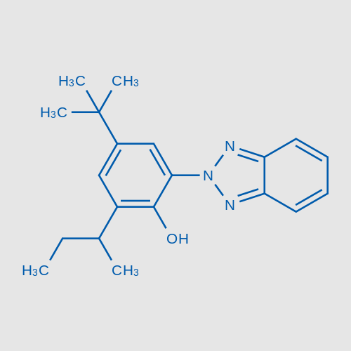 2-(2H-Benzotriazol-2-yl)-4-(tert-butyl)-6-(sec-butyl)phenol structure, CAS 36437-37-3