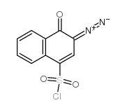 2-Diazo-1-naphthol-4-sulfonyl chloride structure, CAS 36451-09-9