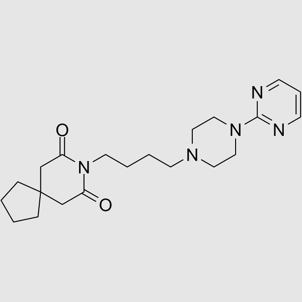 Buspirone structure, CAS 36505-84-7