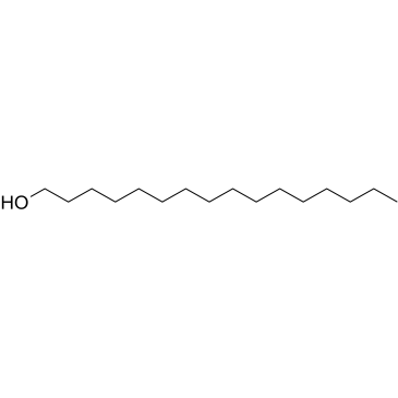 1-Hexadecanol structure, CAS 36653-82-4