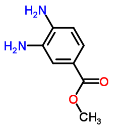 Methyl 3,4-diaminobenzoate structure, CAS 36692-49-6