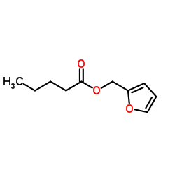 Furfuryl pentanoate structure, CAS 36701-01-6