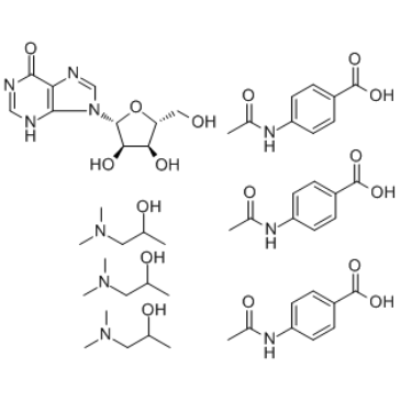 Isoprinosine structure, CAS 36703-88-5