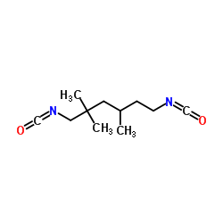 TRIMETHYLHEXAMETHYLENE DIISOCYANATE structure, CAS 28679-16-5