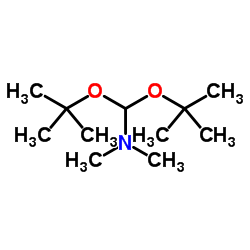 1,1-Di-tert-butoxytrimethylamine structure, CAS 36805-97-7