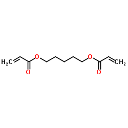 1,5-Pentanediol diacrylate structure, CAS 36840-85-4
