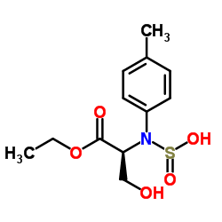 D-threo-beta-Methylsulfonylphenylserine ethyl ester structure, CAS 36983-12-7