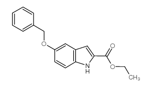Ethyl 5-(benzyloxy)-1H-indole-2-carboxylate structure, CAS 37033-95-7