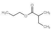 Propyl 2-methylbutyrate structure, CAS 37064-20-3