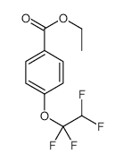 Ethyl 4-(1,1,2,2-tetrafluoroethoxy)benzoate structure, CAS 37178-69-1
