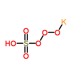 Potassium peroxomonosulfate structure, CAS 37222-66-5